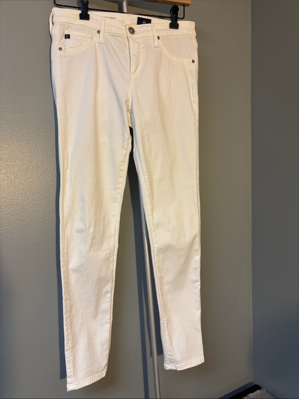 AG Adriano Goldschmied White Skinny Jeans